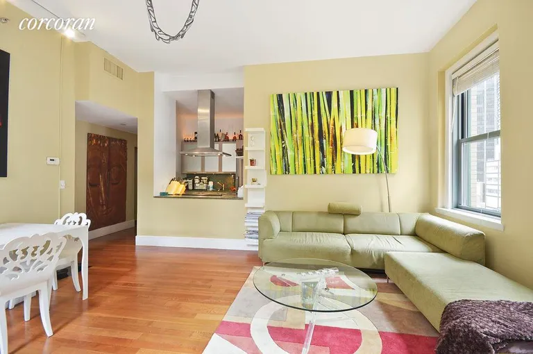 New York City Real Estate | View 120 Greenwich Street, 10F | large living room/dining room | View 2