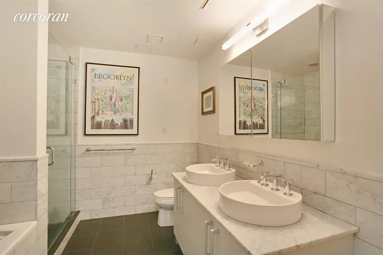 New York City Real Estate | View 199 State Street, 10C | Master Bathroom | View 3