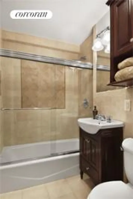 New York City Real Estate | View 30 East 9th Street, 3G | Master Bathroom | View 6