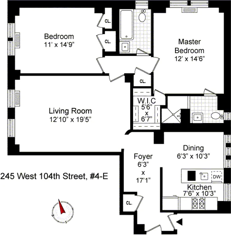 245 West 104th Street | floorplan | View 6