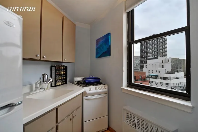 New York City Real Estate | View 225 East 36th Street, 16J | Lovely Renovated Windowed Kitchen | View 2