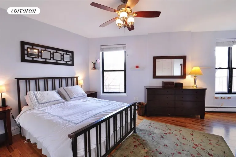 New York City Real Estate | View 90 Saint Marks Avenue, 2 | King-sized Bedroom & adjoining renovated bathroom | View 4