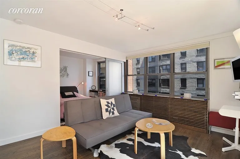 New York City Real Estate | View 209 East 56th Street, 11M | Living Room With All New Custom Hardwood Floors | View 3