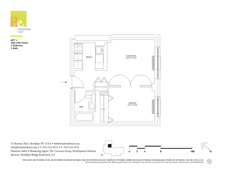 53 Boerum Place, 11J | floorplan | View 12