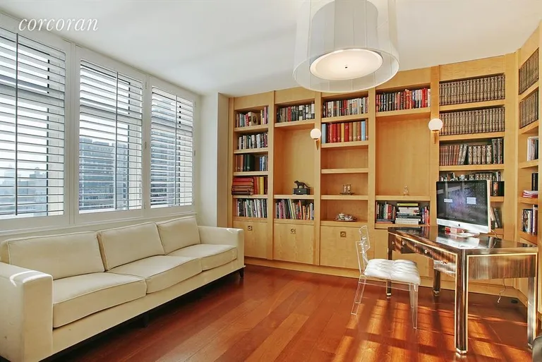 New York City Real Estate | View 181 East 90th Street, 16AB | Library | View 2