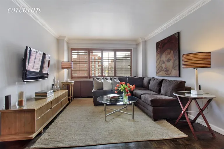 New York City Real Estate | View 201 West 21st Street, 12F | Living Room | View 2