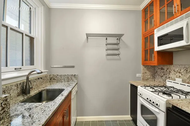 New York City Real Estate | View 40 West 67th Street, 1D | Renovated windowed kitchen... | View 2