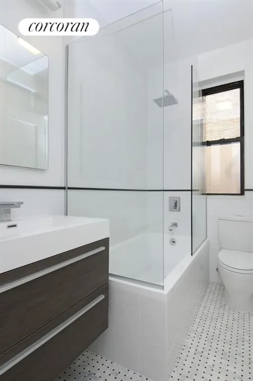 New York City Real Estate | View 467 Central Park West, 6G | Gut Renovated Windowed Bathroom | View 4