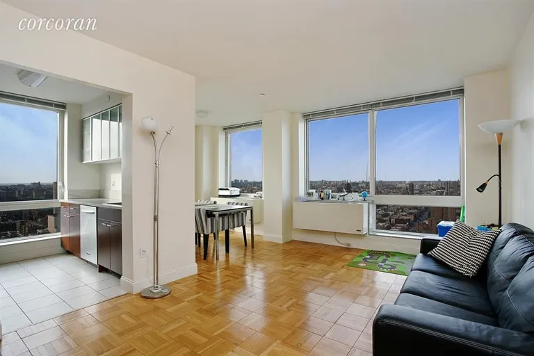 New York City Real Estate | View 215-217 East 96th Street, 38G | Living Room / Dining Room | View 2