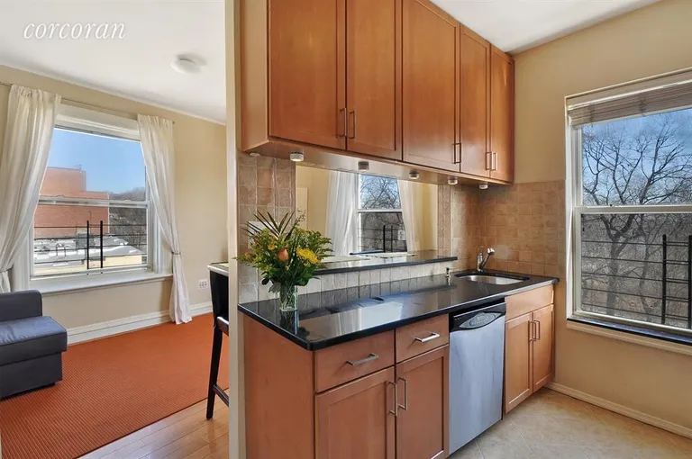 New York City Real Estate | View 175 Prospect Park SW, 4A | Kitchen / Living Room | View 2
