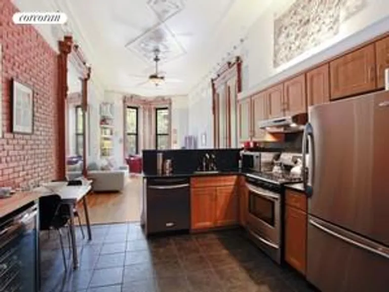 New York City Real Estate | View 36 Seventh Avenue, 2 | Open Kitchen into Living Room | View 2