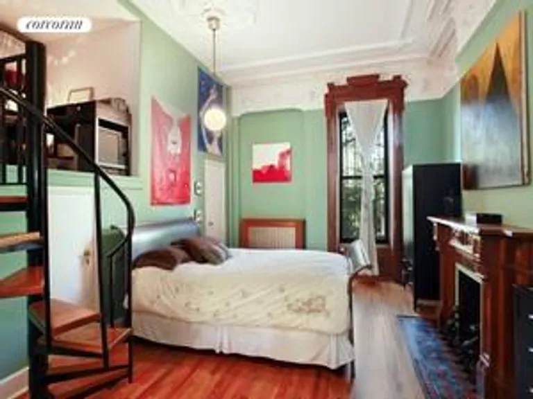 New York City Real Estate | View 36 Seventh Avenue, 2 | Bedroom with Lofty Home Office | View 4