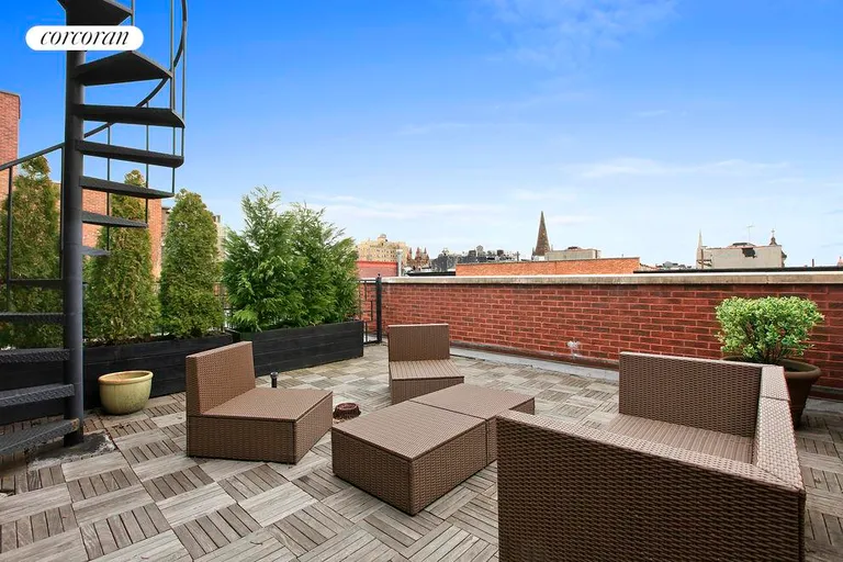New York City Real Estate | View 133 Sterling Place, 4D | South facing private terrace | View 8