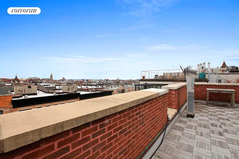 New York City Real Estate | View 133 Sterling Place, 4D | View from top roof-deck | View 9