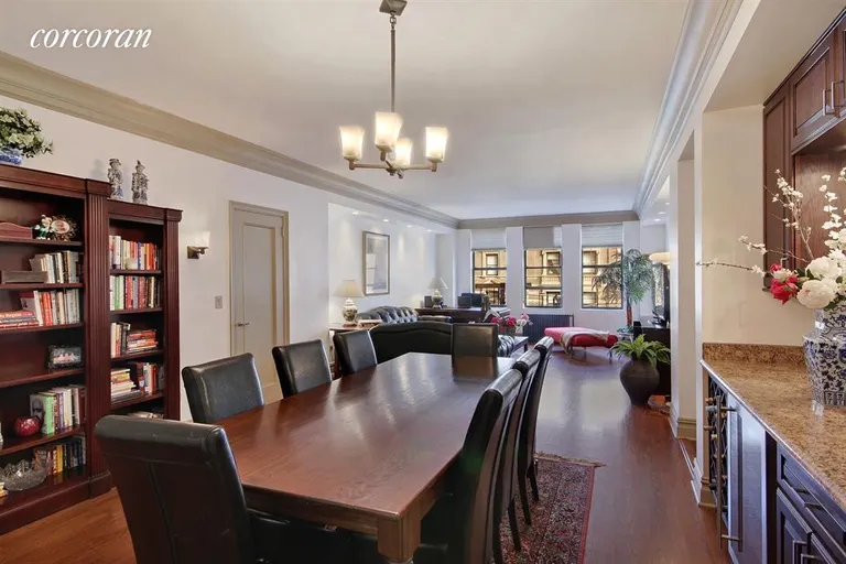 New York City Real Estate | View 118 West 79th Street, 4A | Living Room / Dining Room | View 9
