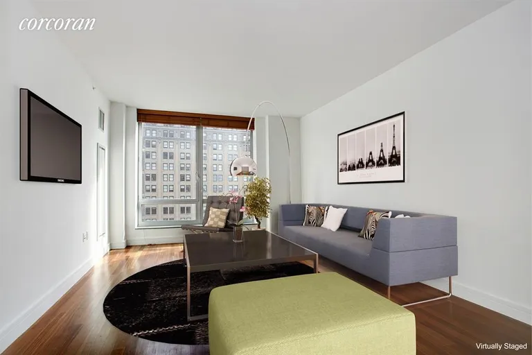 New York City Real Estate | View 30 West Street, 24D | 1 Bed, 1 Bath | View 1