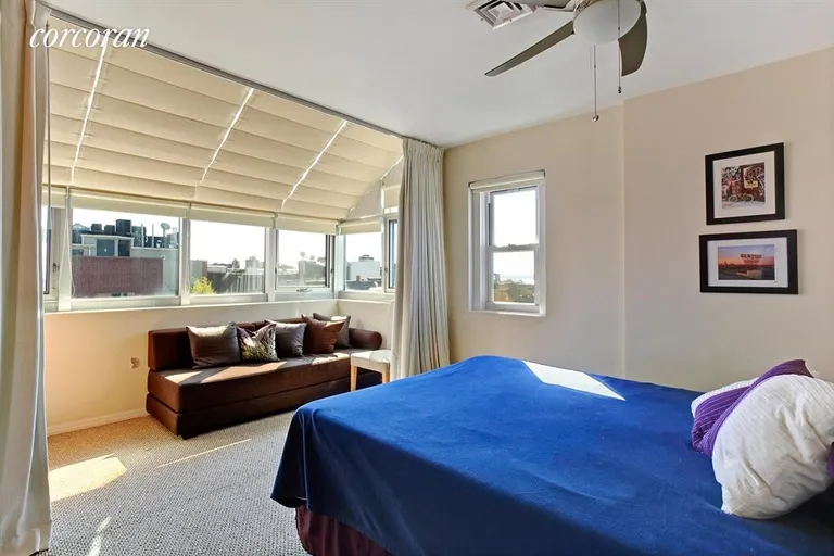 New York City Real Estate | View 392 14th Street, 4B | Master Bedroom and Sun Room | View 5