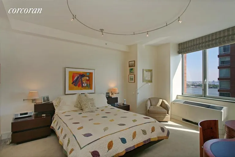 New York City Real Estate | View 30 West Street, 23E | Master Bedroom | View 5