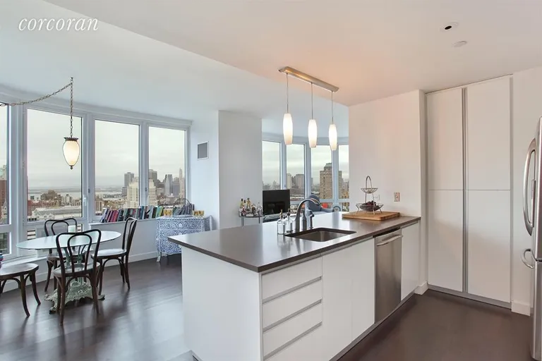 New York City Real Estate | View 306 Gold Street, 30F | Kitchen / Dining Room | View 2