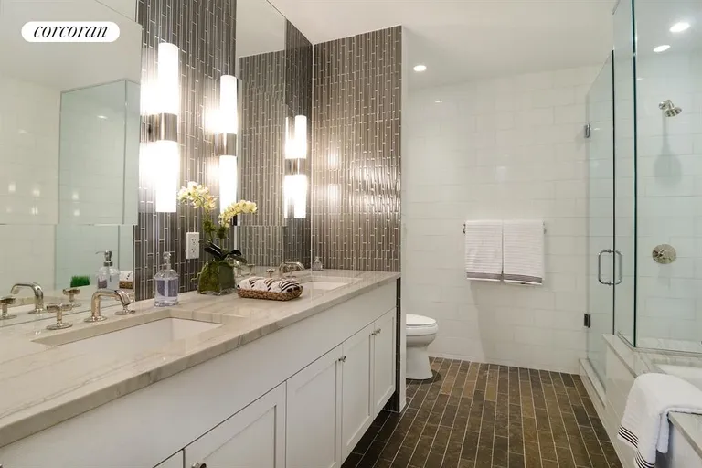 New York City Real Estate | View 230 West 78th Street, 8A | Master Bathroom | View 8