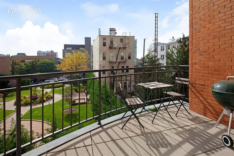 New York City Real Estate | View 20 Bayard Street, 3A | Overlooking beautifully landscaped common garden. | View 5