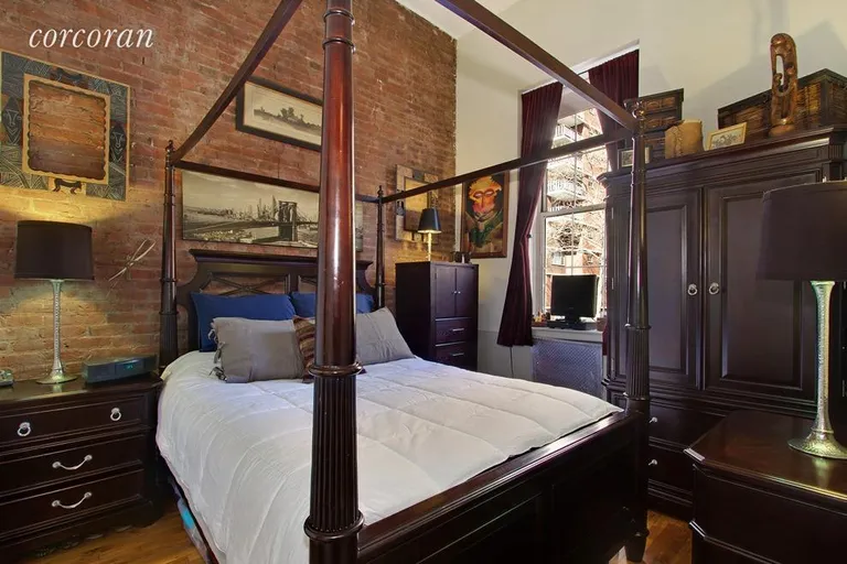 New York City Real Estate | View 356 West 23rd Street, 1A | Master Bedroom - with wall of closets! | View 4
