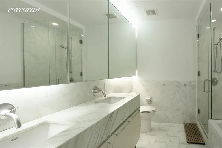 New York City Real Estate | View 200 Chambers Street, 15D | Bathroom | View 4