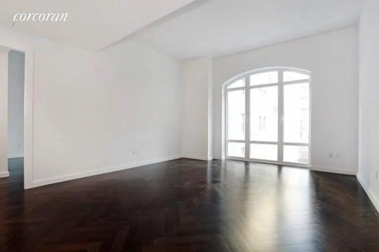 New York City Real Estate | View 400 West 12th Street, 4A | Beautiful and unique herringbone-pattern floors! | View 4