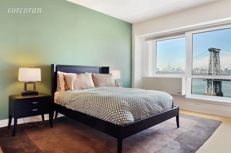 New York City Real Estate | View 440 Kent Avenue, 16D | Master Bedroom | View 11