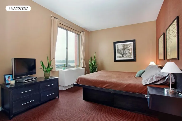 New York City Real Estate | View 555 West 23rd Street, S15G | Large Bedroom with River View! | View 4