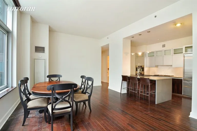 New York City Real Estate | View 243 West 60th Street, 2F | Living Room / Dining Room | View 2