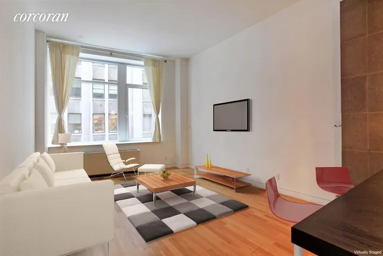 New York City Real Estate | View 59 John Street, 6A | 1.5 Beds, 1 Bath | View 1