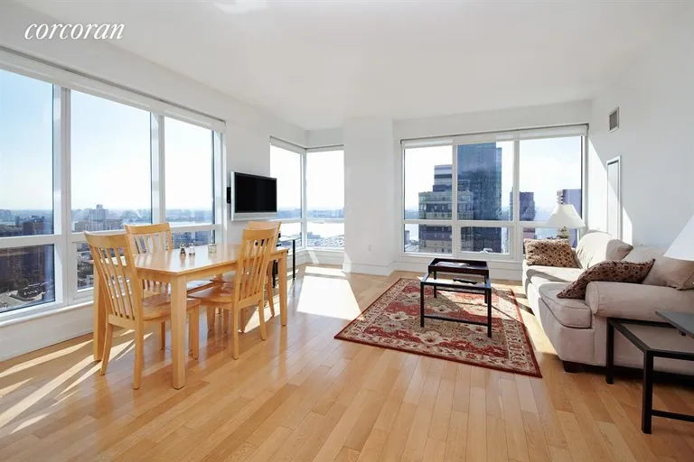 New York City Real Estate | View 350 West 42Nd Street, 36A | Living Room | View 3