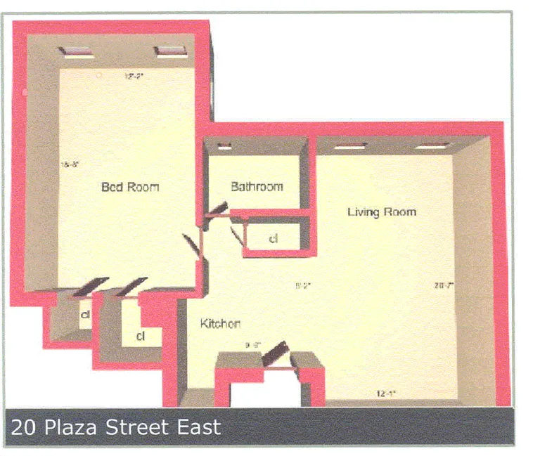 20 Plaza Street East, A21 | floorplan | View 7