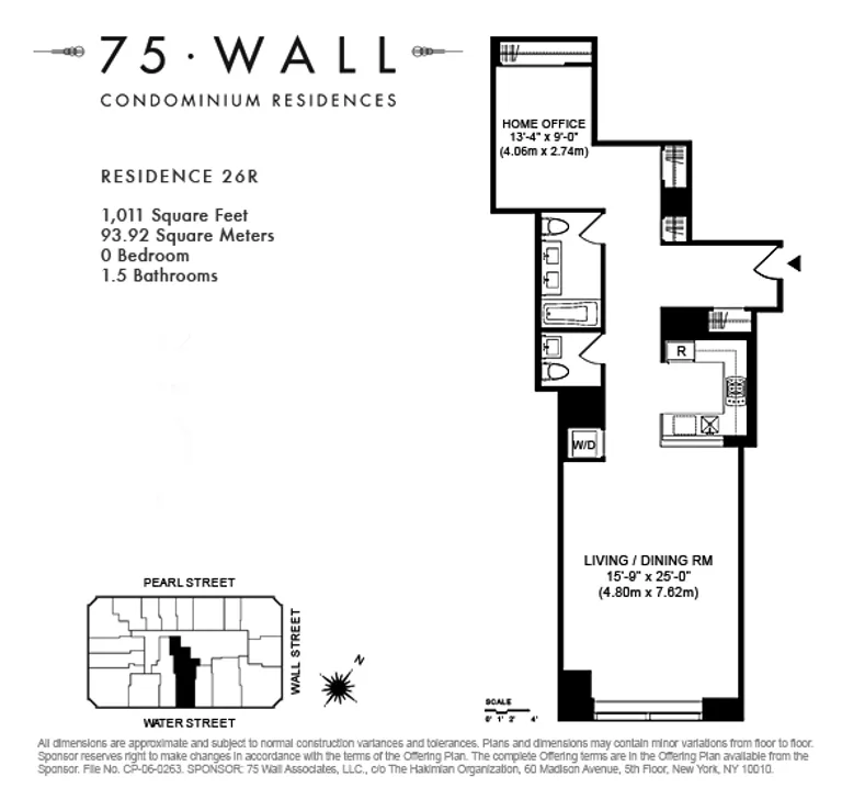 75 Wall Street, 26R | floorplan | View 6