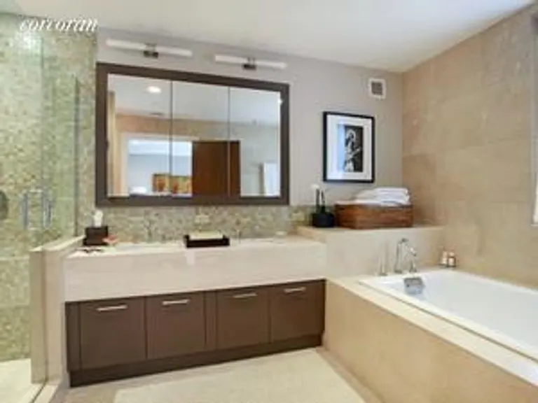 New York City Real Estate | View 134 West 10th Street, PH5N | Master Bath | View 9