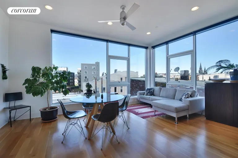 New York City Real Estate | View 128 Newton Street, 4A | Living Room | View 5