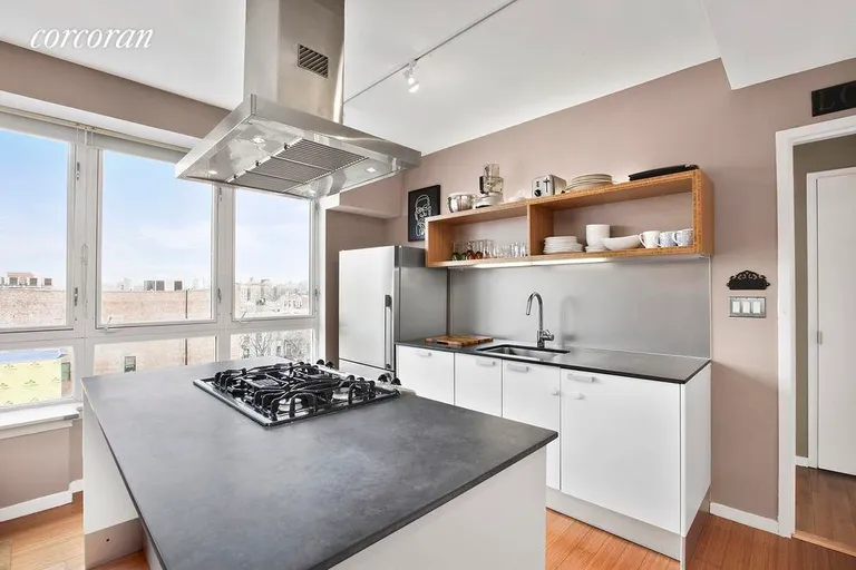 New York City Real Estate | View 515 5th Avenue, 7D | Chic & sleek open-plan kitchen | View 2