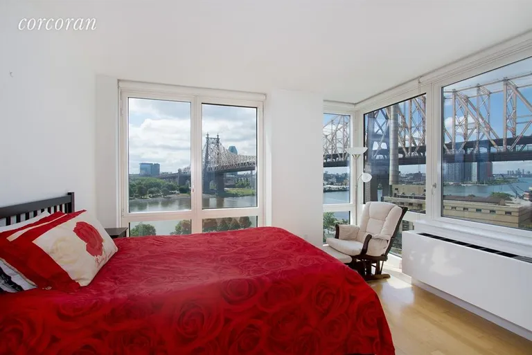 New York City Real Estate | View 415 Main Street, 10B | Bedroom | View 3