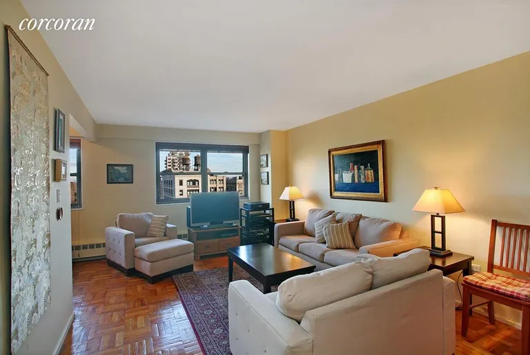 New York City Real Estate | View 175 Adams Street, 11E | Living Room | View 2