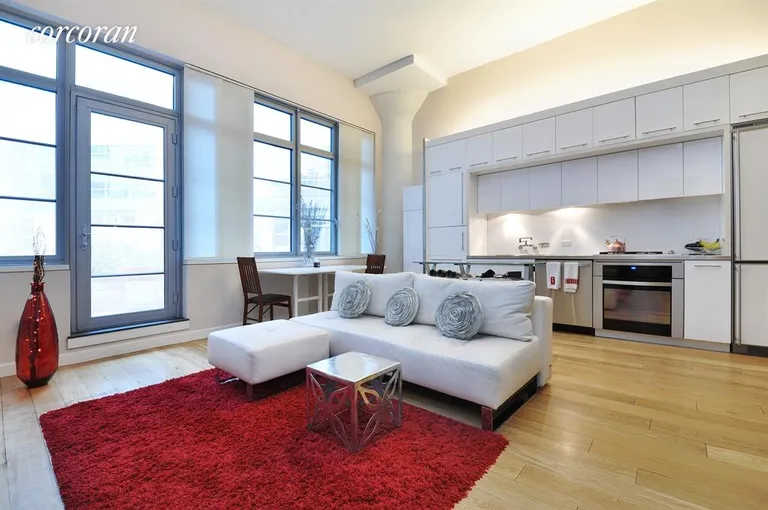 New York City Real Estate | View 27-28 Thomson Avenue, 125 | 1 Bed, 2 Baths | View 1