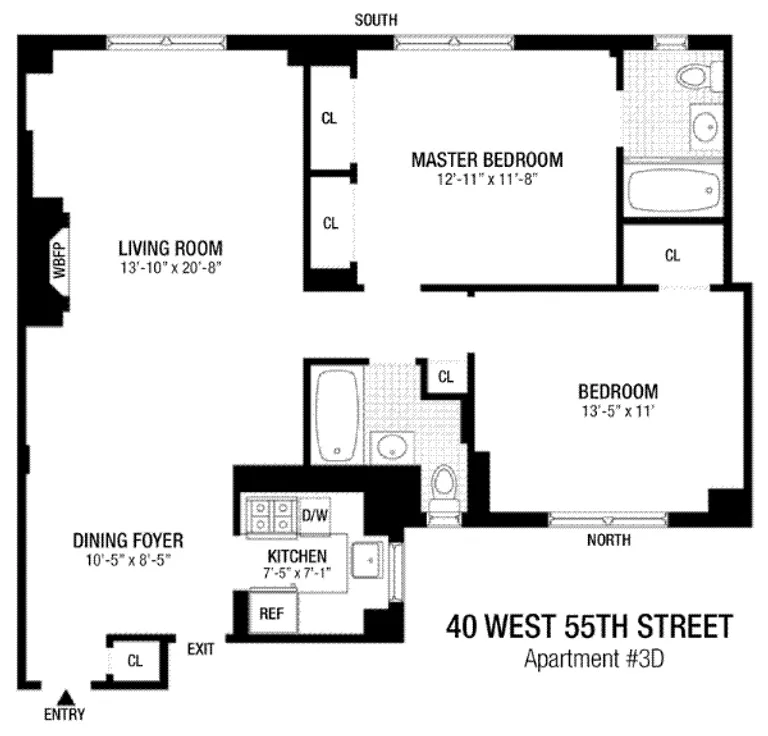 40 West 55th Street, 3D | floorplan | View 8