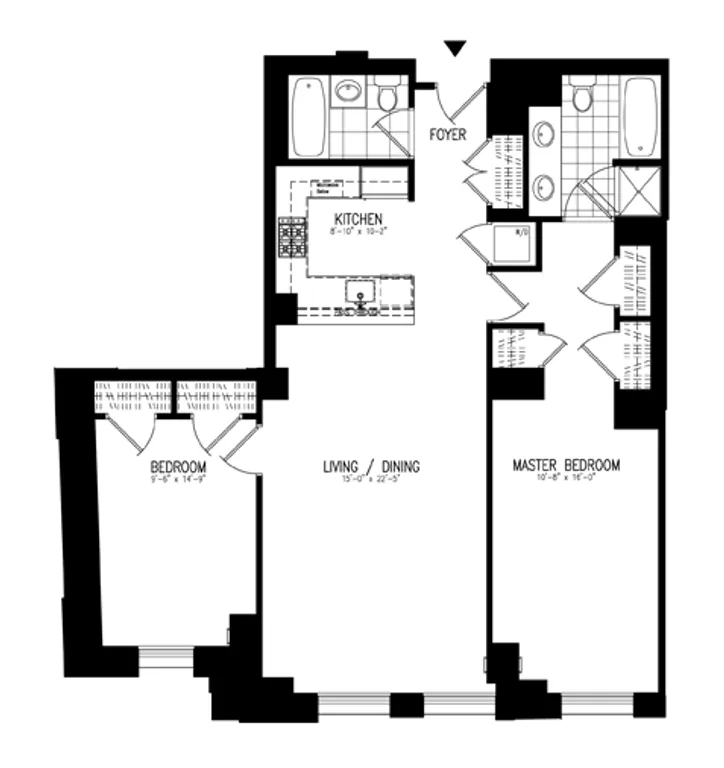 1 Hanson Place, 10M | floorplan | View 1