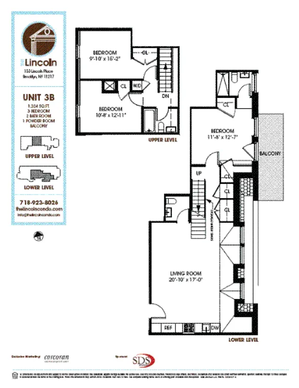 153 Lincoln Place, 3B | floorplan | View 7