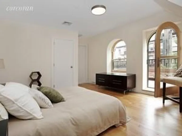 New York City Real Estate | View 153 Lincoln Place, 3B | Master bedroom with balcony | View 2