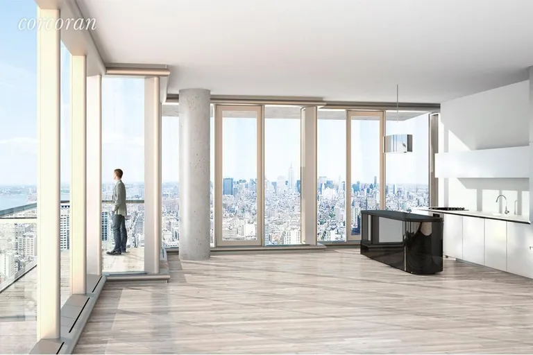 New York City Real Estate | View 56 Leonard Street, 31A WEST | Herzog & de Meuron custom design inside and out | View 2
