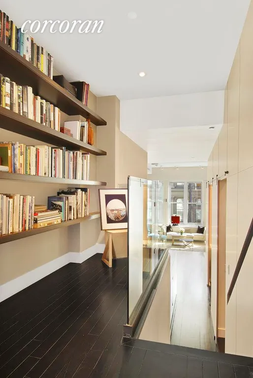 New York City Real Estate | View 92 Greene Street, 5 | Library hallway to Living Room | View 5