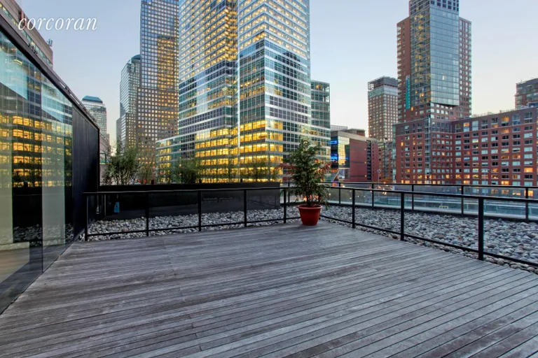 New York City Real Estate | View 101 Warren Street, 920 | Common Building Outdoor Space | View 11