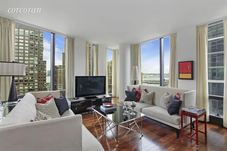 New York City Real Estate | View 101 Warren Street, 920 | Living Room | View 3