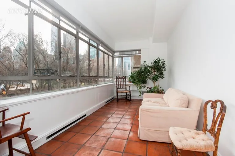 New York City Real Estate | View 25 Central Park West, 3J | Solarium | View 2